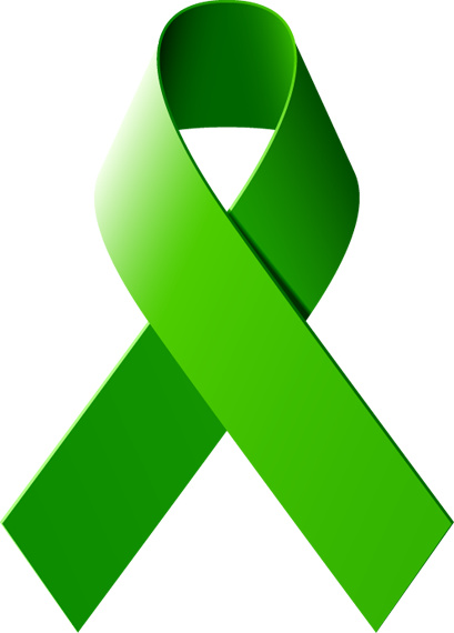 glaucoma green awareness ribbon